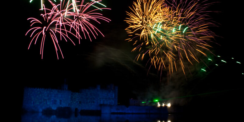 Leeds Castle Fireworks 2009