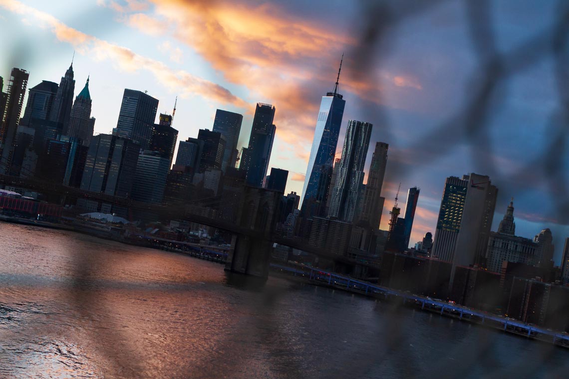 New York Skyline by Myles Noton